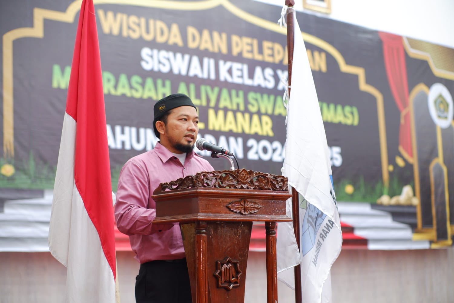 Khidmat dan Meriah, MAS Al-Manar Medan Lepas Siswa Kelas XII Tahun Ajaran 2024-2025 di Hotel Madani Medan